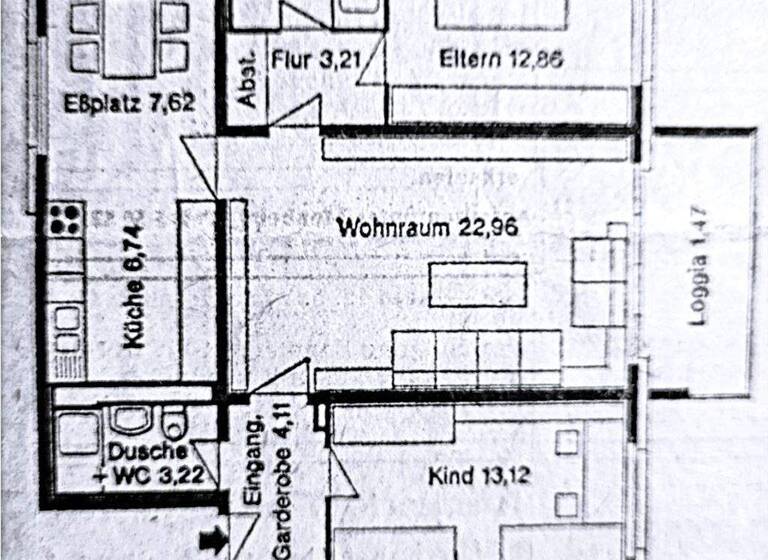 Wohnung zum Kauf 197.000 € 3 Zimmer 79,4 m² 2. Geschoss frei ab sofort Steinbüchel Leverkusen 51377