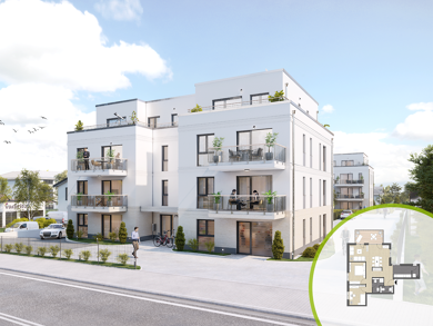 Wohnung zum Kauf - Erstbezug provisionsfrei 383.000 € 3 Zimmer 86 m² 2. Geschoss frei ab sofort Alzeyer Straße 69 Bad Kreuznach Bad Kreuznach 55543
