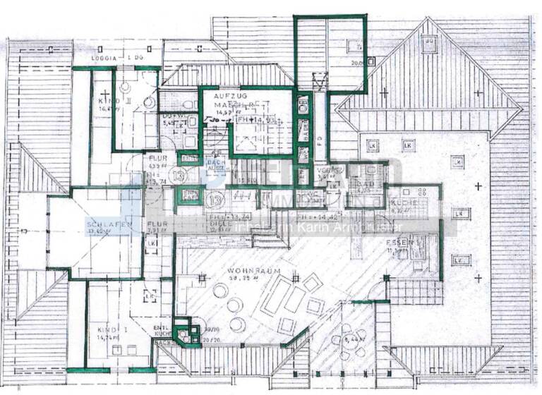 Wohnung zur Miete 1.200 € 5,5 Zimmer 210 m²<br/>Wohnfläche 3.<br/>Geschoss Bisingen Bisingen 72406