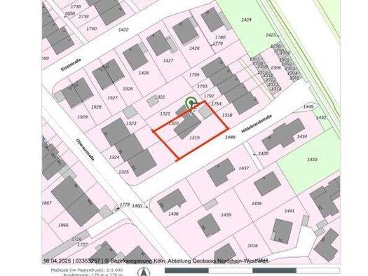 Einfamilienhaus zum Kauf provisionsfrei 440.000 € 680 m² Grundstück frei ab 01.05.2026 Hildebrandstraße 1 Mehlem Bonn 53179