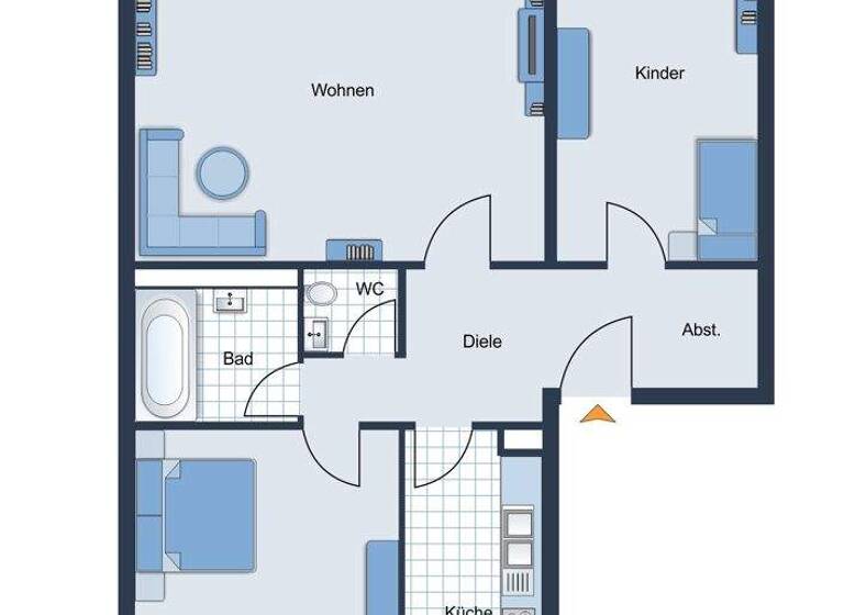 Wohnung zum Kauf 309.000 € 3 Zimmer 79 m² 4. Geschoss Fürstenfeldbruck 82256