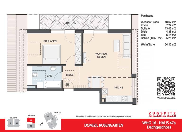 Wohnung zum Kauf - Erstbezug 627.000 € 2 Zimmer 54 m² EG Garmisch Garmisch-Partenkirchen 82467