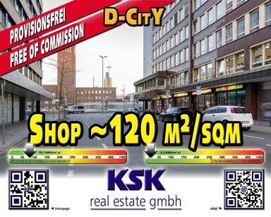 Laden zur Miete provisionsfrei 3.000 € 119,9 m² Verkaufsfläche teilbar von 119,9 m² bis 170 m² Stadtmitte Düsseldorf 40210