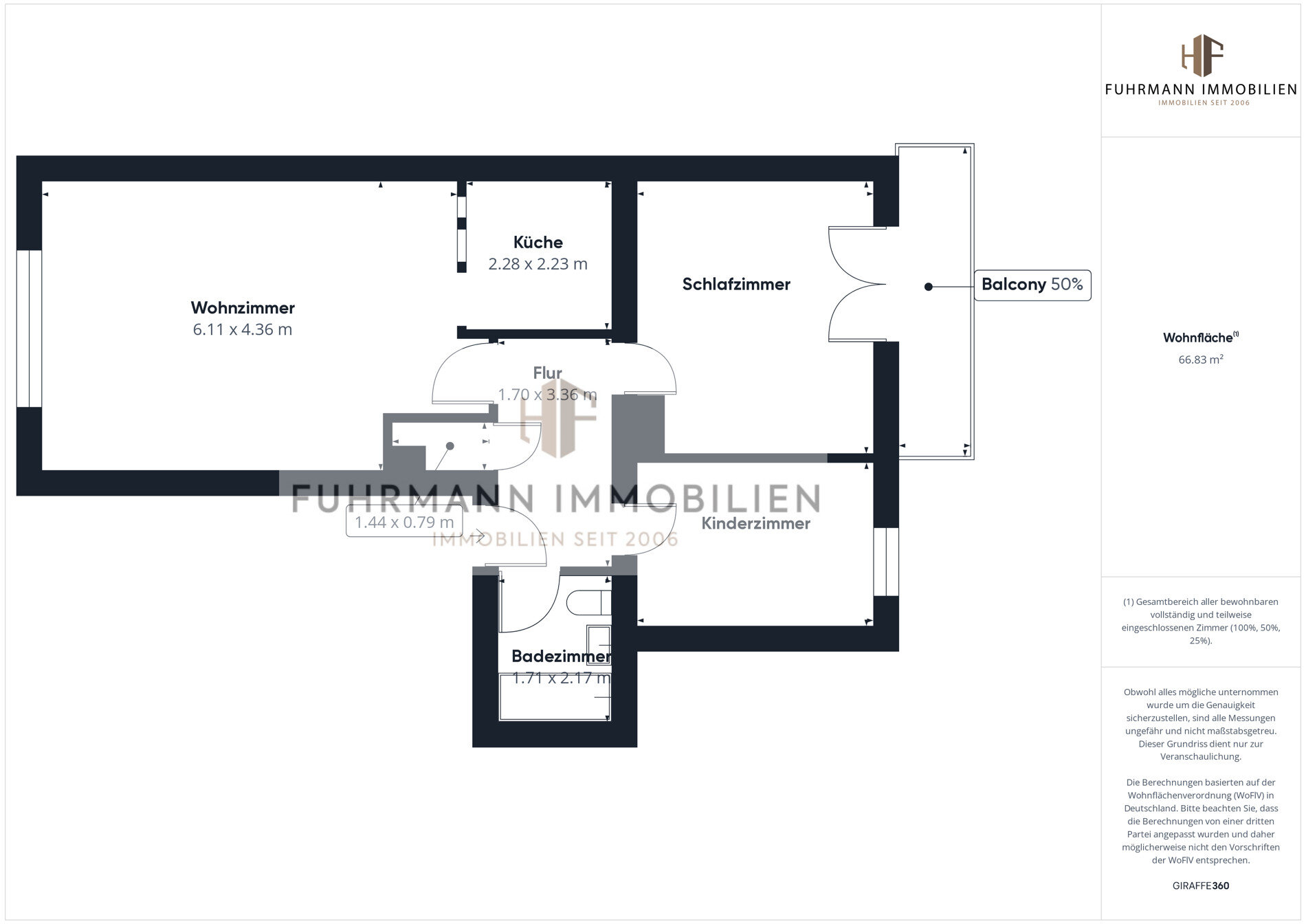 Wohnung zum Kauf 109.000 € 3 Zimmer 63 m²<br/>Wohnfläche Alter Stadtweg 29 Dudweiler - Süd Saarbrücken 66125