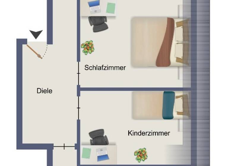 Wohnung zum Kauf 240.000 € 3,5 Zimmer 64,4 m² 3. Geschoss Bad Cannstatt Stuttgart Bad Cannstatt 70376