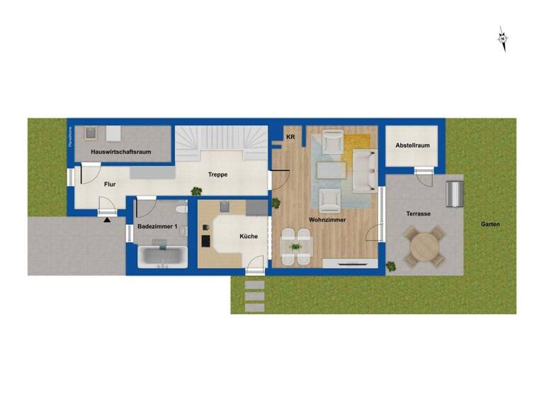 Doppelhaushälfte zum Kauf 340.000 € 4 Zimmer 106,5 m² 164 m² Grundstück Wolgast 17438