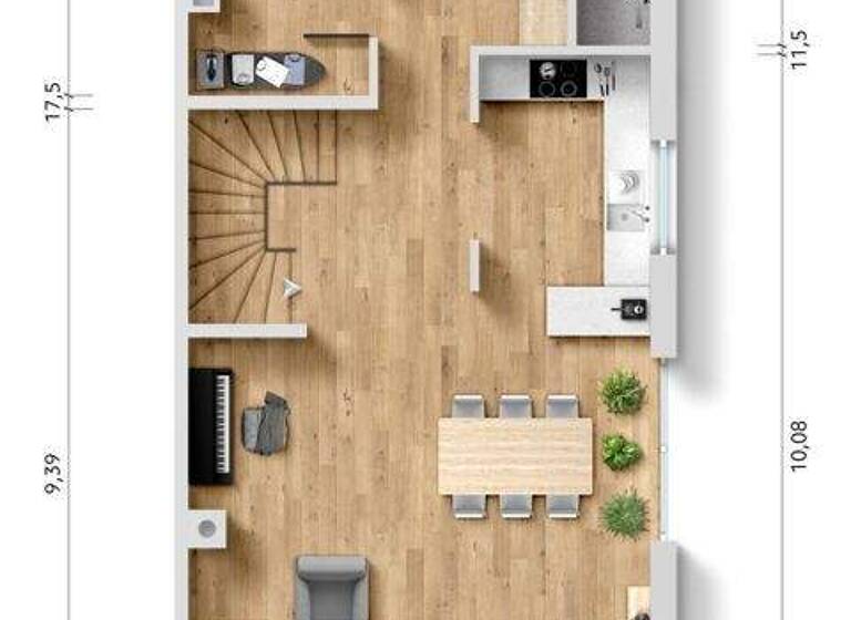Doppelhaushälfte zum Kauf 525.000 € 5 Zimmer 171,4 m² 491 m² Grundstück Osterwald O. E. Garbsen / Osterwald Oberende 30826