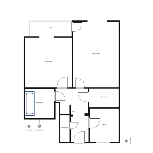 Wohnung zur Miete 467 € 3 Zimmer 62,3 m²<br/>Wohnfläche 3.<br/>Geschoss 29.01.2025<br/>Verfügbarkeit Hakenwehrstraße 9 Blumenthal Bremen 28779