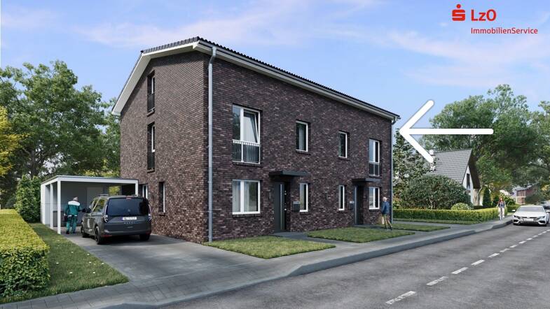Doppelhaushälfte zum Kauf 410.000 € 5 Zimmer 137,4 m² 355 m² Grundstück Vörden Neuenkirchen-Vörden 49434