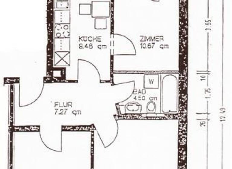 Wohnung zum Kauf 174.900 € 3 Zimmer 60,6 m²<br/>Wohnfläche EG<br/>Geschoss Melscher Straße 4 Stötteritz Leipzig 04299