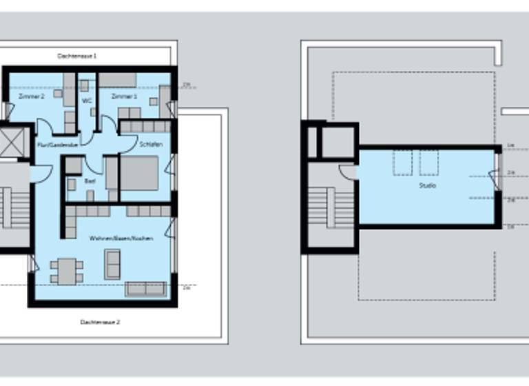 Penthouse zum Kauf provisionsfrei 850.000 € 5,5 Zimmer 141,6 m² Wellandstraße 61 & 63 Aalen 73434