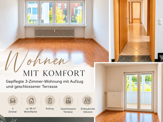 Wohnung zum Kauf 199.000 € 3 Zimmer 85 m² Geschoss 2/3 frei ab sofort Weidenau Siegen 57076