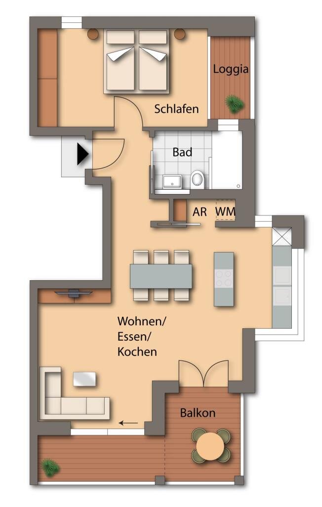 Wohnung zum Kauf 429.500 € 2 Zimmer 68,1 m²<br/>Wohnfläche Röthenbach Ost Nürnberg 90449