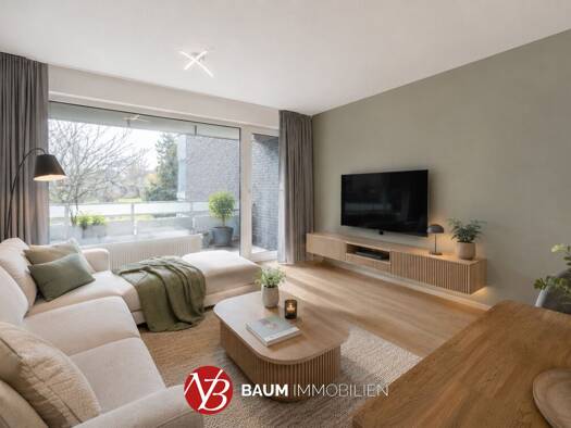Wohnung zum Kauf 149.000 € 2 Zimmer 55 m² EG Ossum-Bösinghoven Meerbusch 40668