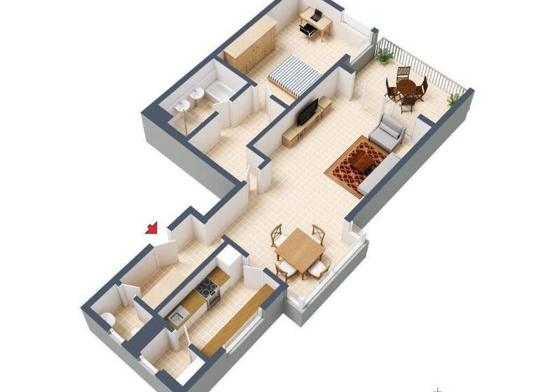 Wohnung zur Miete 1.000 € 2,5 Zimmer 80 m² 2. Geschoss frei ab sofort Birkenwaldstraße 185A Nord Stuttgart 70191