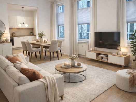 Studio zur Miete 499 € 1 Zimmer 47 m² 1. Geschoss Olvenstedter Straße 49a Stadtfeld Ost Magdeburg 39108