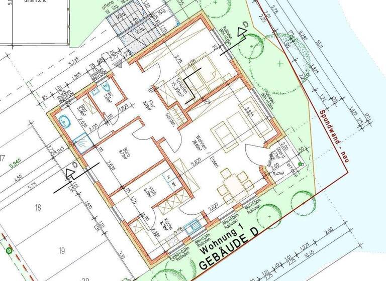 Wohnung zur Miete 740 € 3 Zimmer 88,3 m² EG frei ab 01.04.2026 Lange Straße 1a Altstadt Quakenbrück 49610