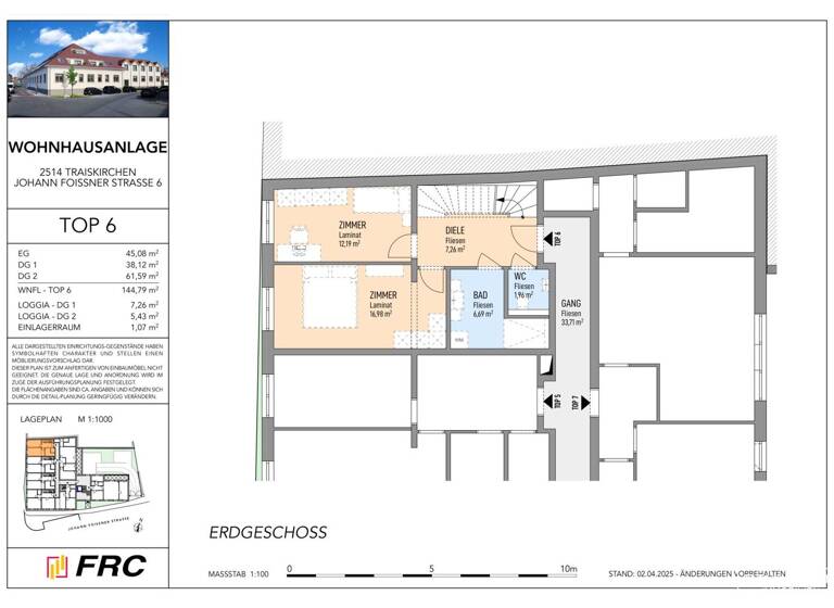 Maisonette zum Kauf - Erstbezug provisionsfrei 759.000 € 5 Zimmer 144,1 m² EG Johann Foissner-Straße 6 Traiskirchen 2514