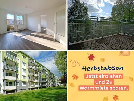 Wohnung zur Miete 290 € 2 Zimmer 50,9 m² 5. Geschoss Maxim-Gorki-Straße 74 Freiberg 09599