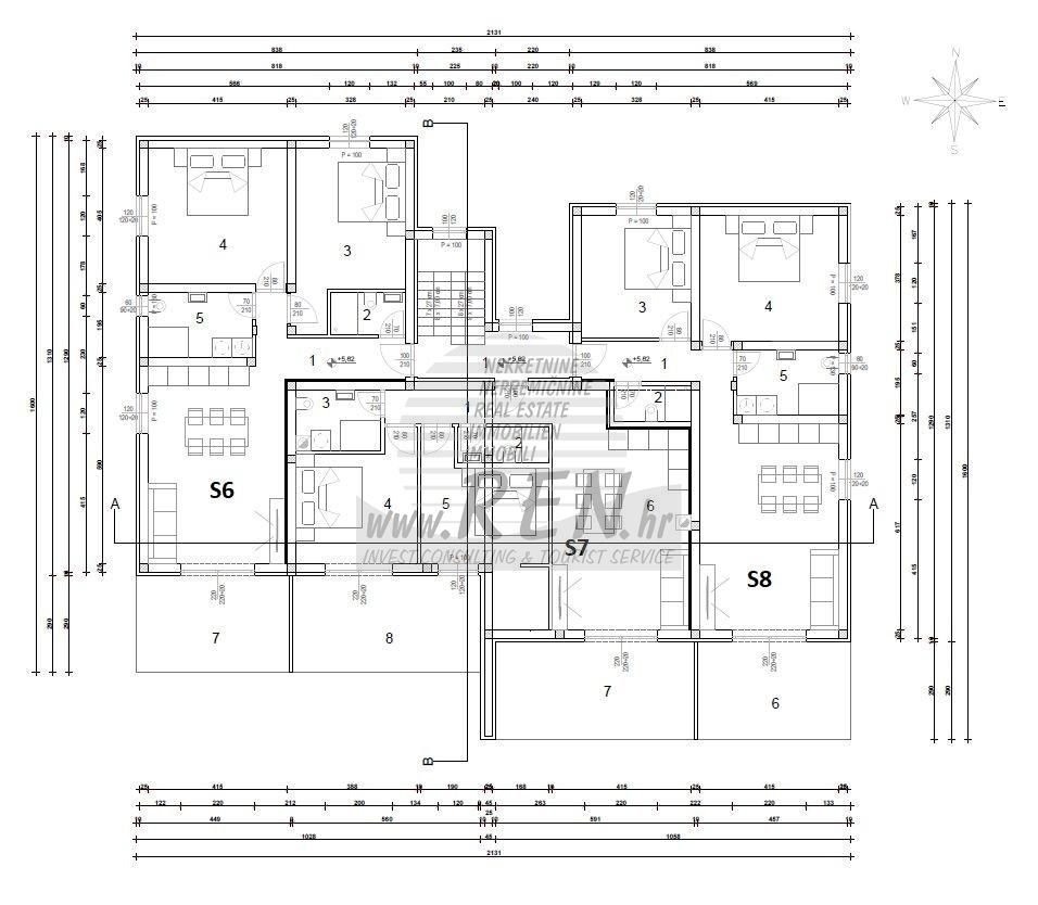 Wohnung zum Kauf 370.000 € 2 Zimmer 91 m²<br/>Wohnfläche 2.<br/>Geschoss Novigrad center