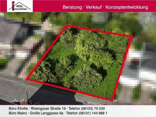 Grundstück zum Kauf 658.000 € 662 m² Grundstück Eltville Eltville am Rhein 65343