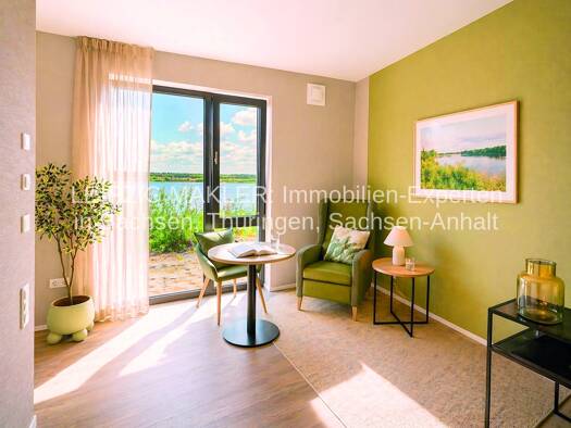Wohnung zur Miete - Erstbezug 933 € 1 Zimmer 37,3 m² Zwenkau Zwenkau 04442