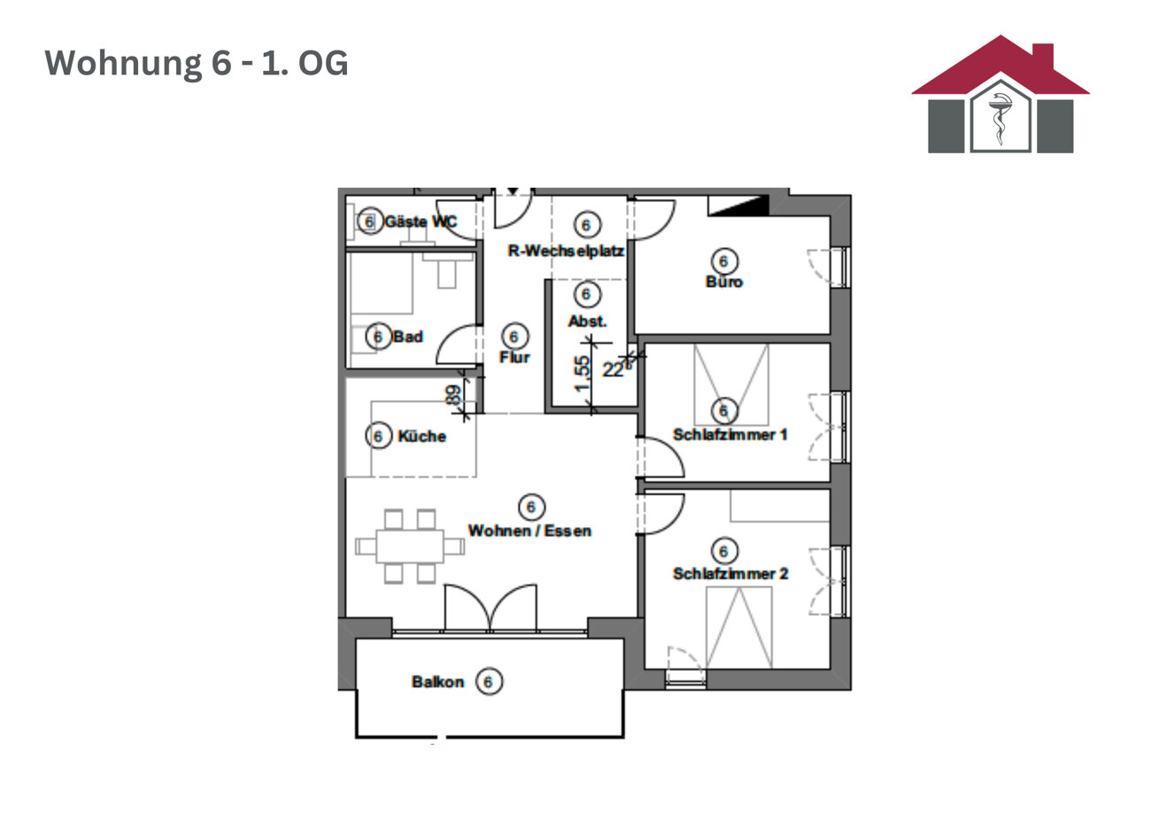 Wohnung zum Kauf 499.000 € 4 Zimmer 135 m²<br/>Wohnfläche 1.<br/>Geschoss Todtglüsingen Tostedt / Bötersheim 21255