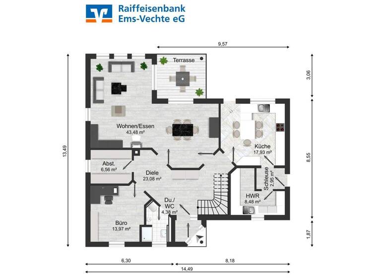Einfamilienhaus zum Kauf 380.000 € 6 Zimmer 222 m² 833 m² Grundstück Werpeloh 49751
