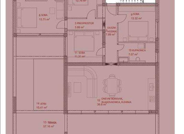 Wohnung zum Kauf - Erstbezug 270.000 € 3 Zimmer 71,5 m² Zadar 23000