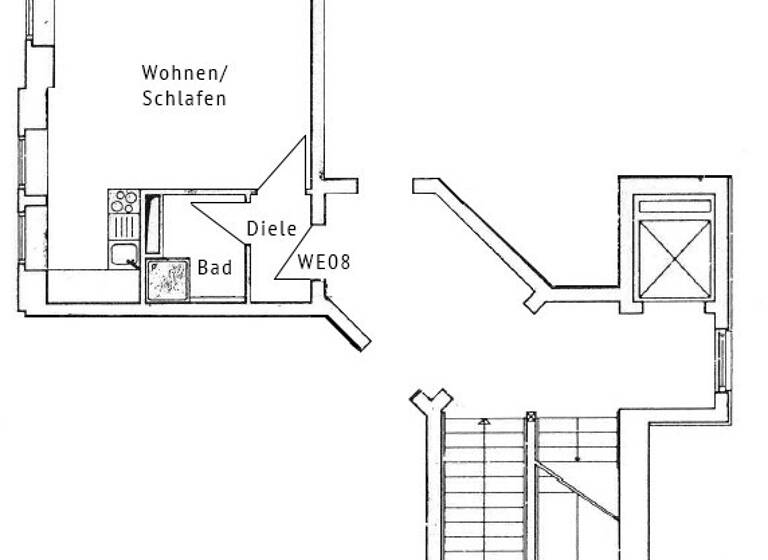 Wohnung zum Kauf 99.000 € 1 Zimmer 27,9 m²<br/>Wohnfläche 4.<br/>Geschoss Südvorstadt Leipzig 04275