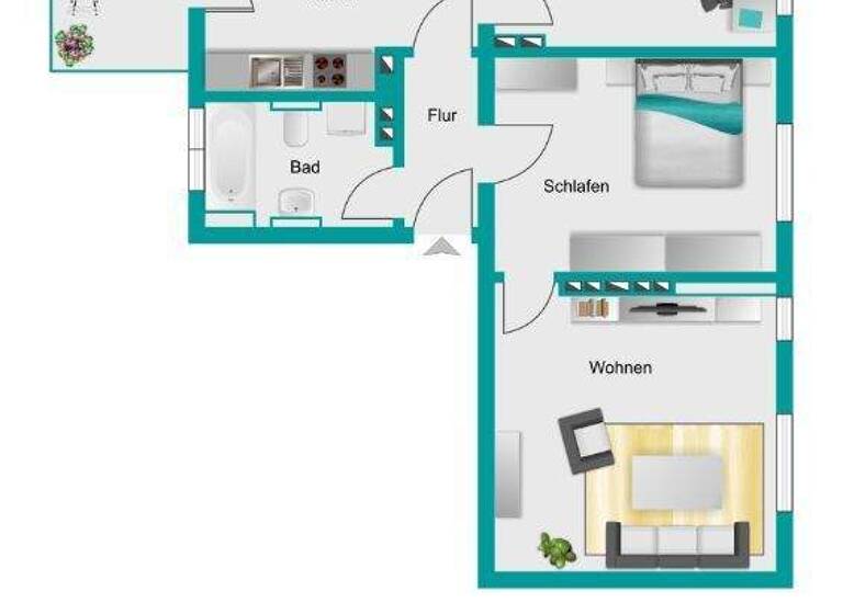 Wohnung zur Miete 479 € 3,5 Zimmer 71,4 m² 1. Geschoss Röttgersbach Duisburg 47167