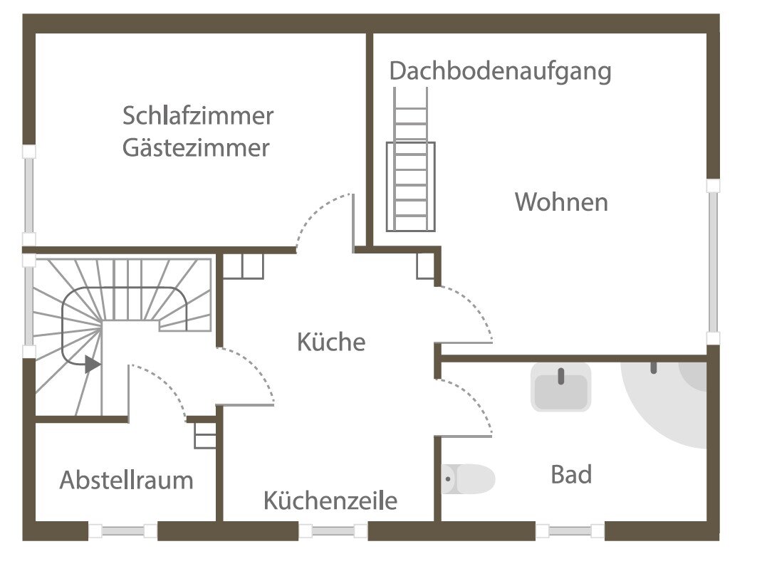 Maisonette zur Miete 495 € 2,5 Zimmer 55 m²<br/>Wohnfläche 2.<br/>Geschoss 01.02.2025<br/>Verfügbarkeit Klauberg - Hasseldelle - Kohlfurth Solingen 42651