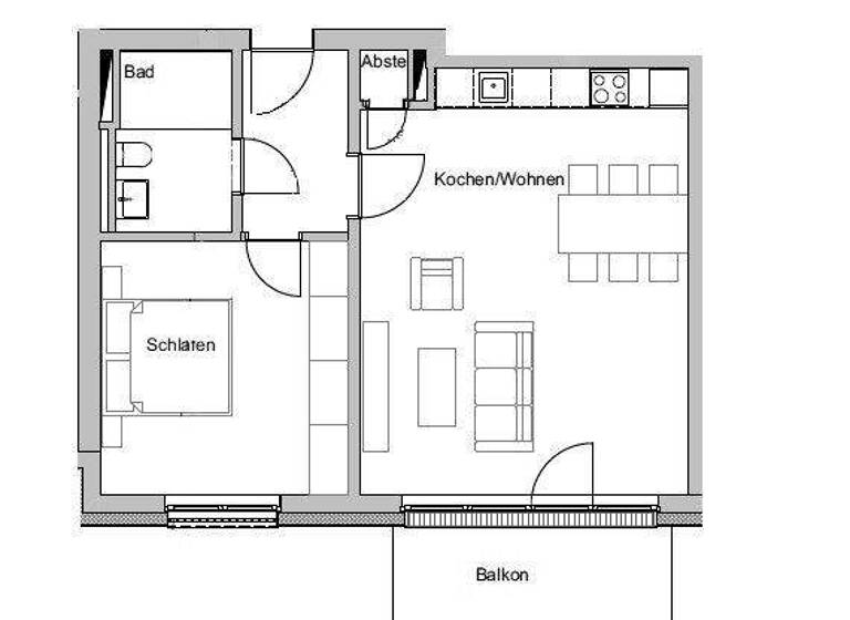 Wohnung zur Miete 1.000 € 1,5 Zimmer 62 m² 1. Geschoss frei ab 01.07.2026 Aachen 52074