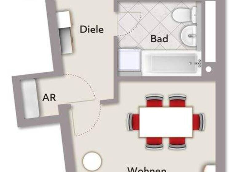 Wohnung zum Kauf 269.000 € 2 Zimmer 60 m² Innenstadt Erlangen 91052