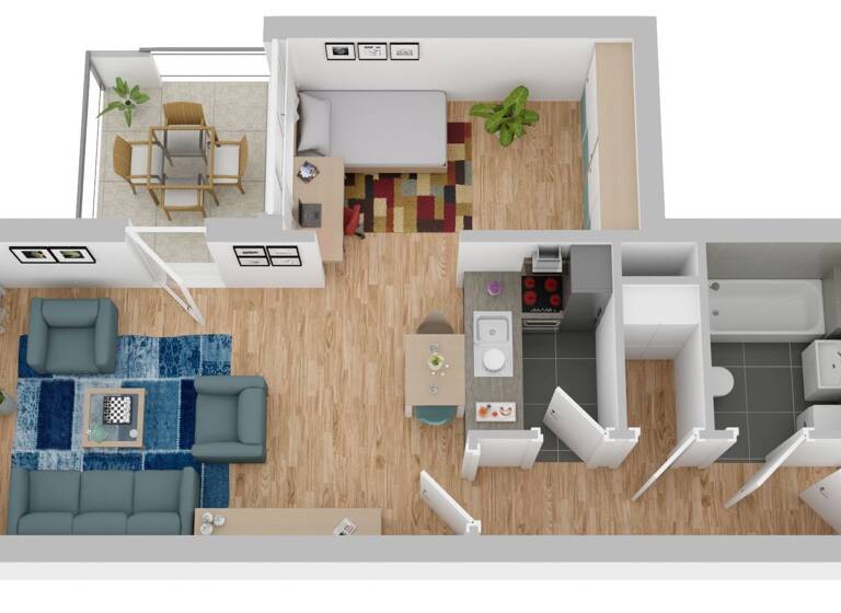 Wohnung zum Kauf 175.000 € 2 Zimmer 49,5 m²<br/>Wohnfläche 3.<br/>Geschoss ab sofort<br/>Verfügbarkeit Langwasser Nürnberg 90473