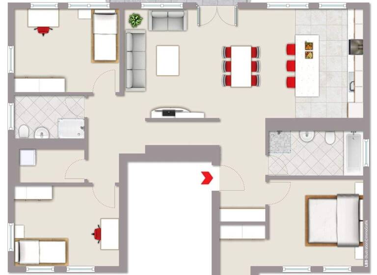 Penthouse zum Kauf 825.000 € 4 Zimmer 124,1 m² 2. Geschoss Heinersdorf Berlin 13089