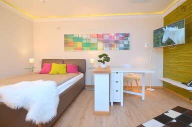 Wohnung zur Miete Wohnen auf Zeit 1.015 € 1 Zimmer 37 m² frei ab sofort Rosenau Nürnberg 90429