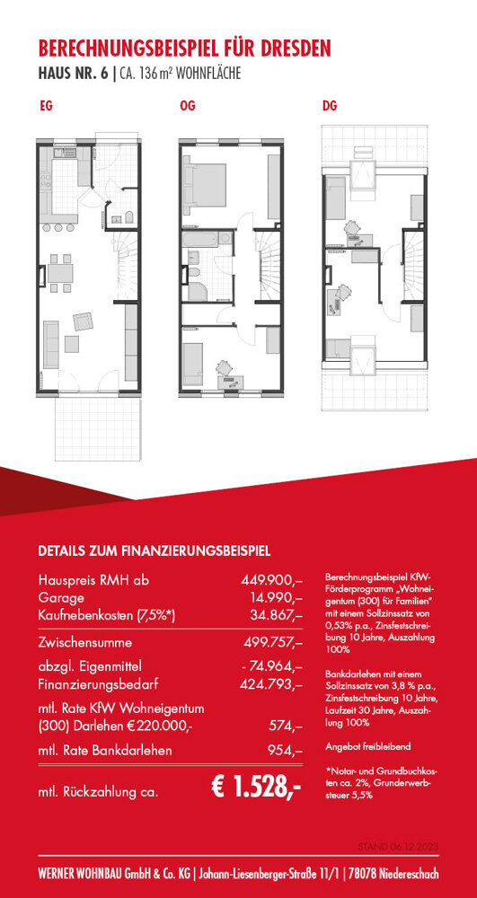 Reihenendhaus zum Kauf 504.900 € 5,5 Zimmer 135 m²<br/>Wohnfläche 240 m²<br/>Grundstück Coschütz-West Dresden / Coschütz/Gittersee 01189