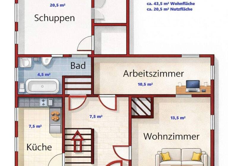 Einfamilienhaus zum Kauf 44.900 € 6 Zimmer 87 m² 172 m² Grundstück Heynitz 01683