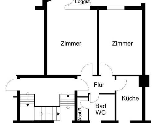Wohnung zur Miete 281 € 2 Zimmer 51,9 m² 4. Geschoss Auf der Bult 12 B Geestemünde Bremerhaven 27574