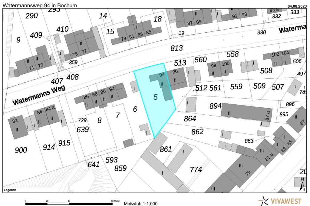 Doppelhaushälfte zum Kauf provisionsfrei 266.000 € 3,5 Zimmer 65,2 m²<br/>Wohnfläche 579 m²<br/>Grundstück Watermanns Weg 94 Wattenscheid - Mitte Bochum 44866