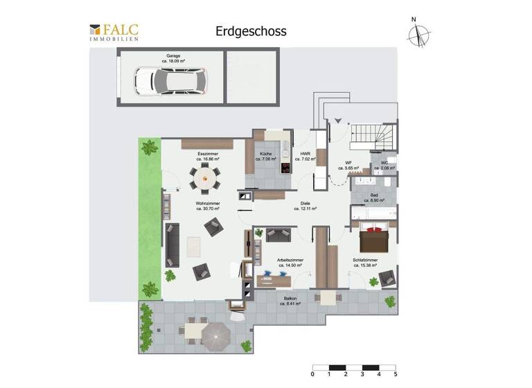 Einfamilienhaus zum Kauf provisionsfrei 530.000 € 6 Zimmer 210 m² 954 m² Grundstück Erbach 64711