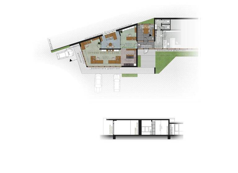 Bürofläche zur Miete provisionsfrei 1.387 € 2 Zimmer 122 m² Bürofläche Bünde 32257