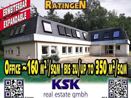 Bürofläche zur Miete 350 m² Bürofläche teilbar von 160 m² bis 350 m² Zentrum Ratingen 40878