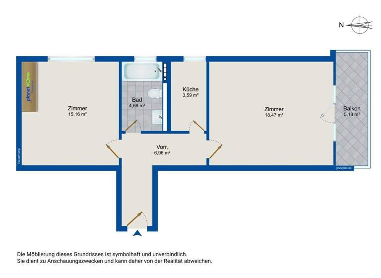 Wohnung zum Kauf 275.000 € 2 Zimmer 49 m² 3. Geschoss Salzburg 5020