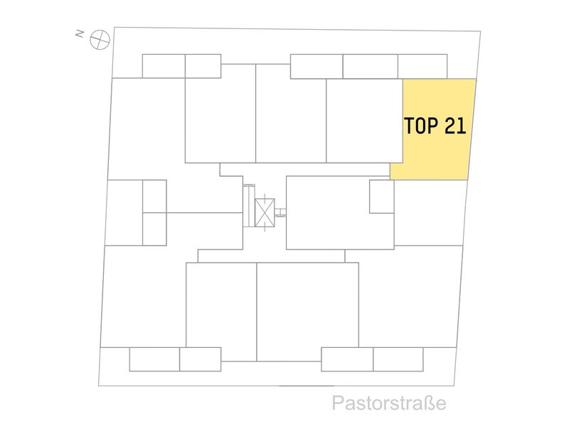 Wohnung zum Kauf 439.900 € 2 Zimmer 61 m²<br/>Wohnfläche Pastorstraße 28 Wien 1210