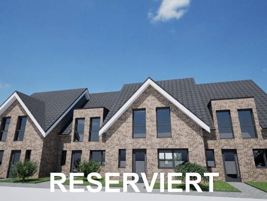 Reihenmittelhaus zum Kauf - Erstbezug provisionsfrei 498.000 € 5 Zimmer 122 m² 123 m² Grundstück Altstadt Meppen 49716