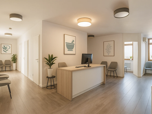 Praxis zum Kauf 337.000 € 6 Zimmer 160 m² Bürofläche Weststadt Pforzheim 75175