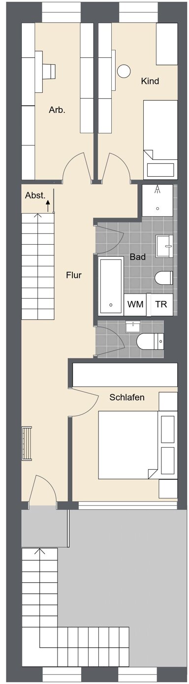 Maisonette zum Kauf 499.000 € 4 Zimmer 108,9 m² EG Weststadt Ulm 89077