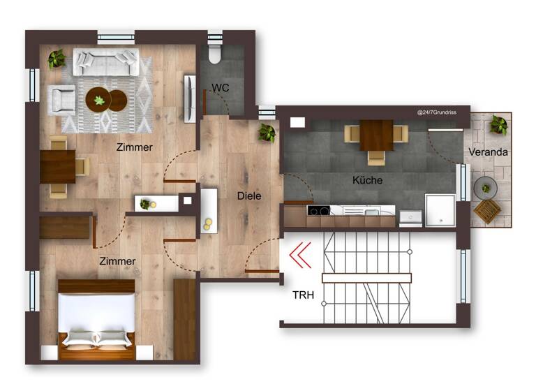 Wohnung zum Kauf 149.000 € 2 Zimmer 51 m²<br/>Wohnfläche Ost Stuttgart 70188